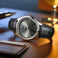 Reloj De Pulsera Para Hombre Marca Top Lujo Negocios Resistente Al Agua Cuarzo Cuero Reloj De Hombre Moda Casual Mano Del Reloj - details 2