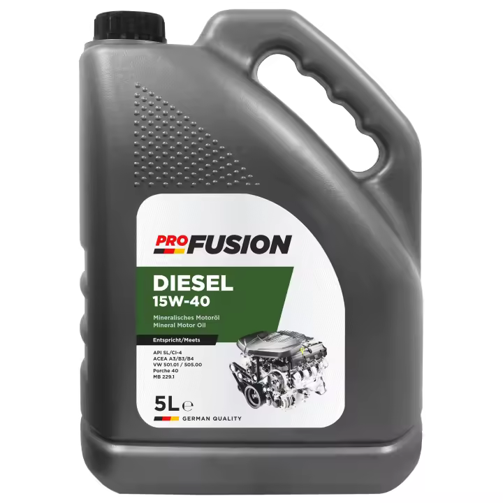 ProFusion Aceite para Motores Diésel - Lubricante para Coche 15w40 5L - 1