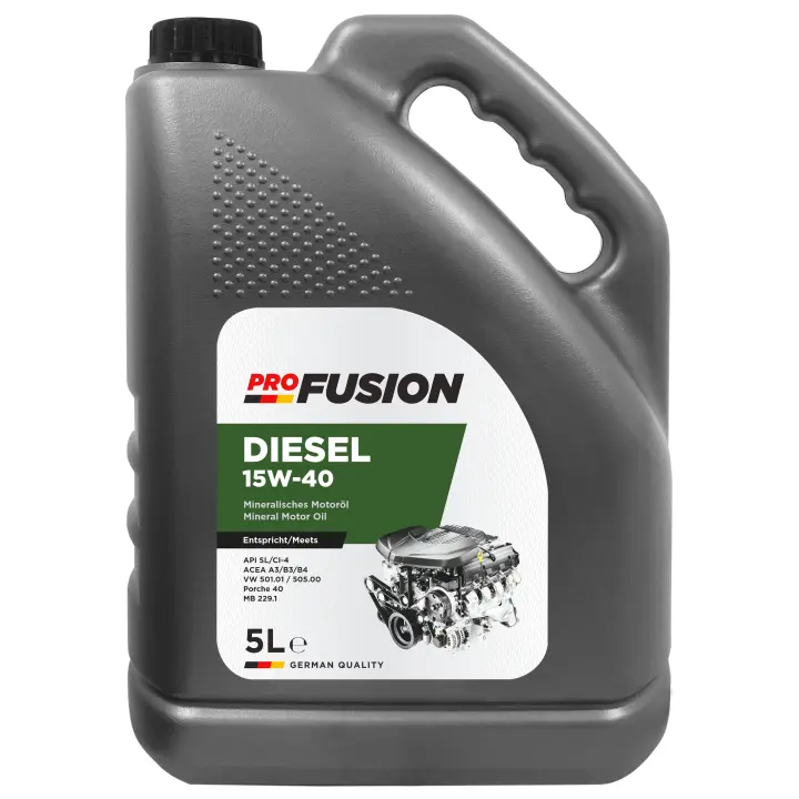 ProFusion Aceite para Motores Diésel - Lubricante para Coche 15w40 5L - 1