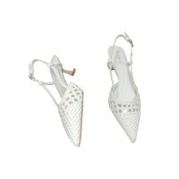 Eva Zorteon-Sandalias de tacón (6cm)  caladas con puntera , Marca Tulipano. - details 11
