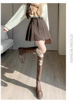Falda Mini Plisada De Lana Para Mujer Estilo Callejero Invierno Prepa Escuela Kawaii Saias A-Line Corta Con Shorts - details 12