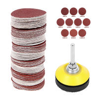 Kit De 100 Piezas De Discos De Arena Para Taladro Herramientas Rotativas Con Placa De Apoyo Y Papel De Arena De 80-3000 Incluye Tornillo De 1/4 Pulgada - details 2