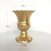 Macetas De Hierro Fundido Retro Para Decoración De Bodas Y Hogar Ornamentos De Vaso Para Arreglos De Flores Secas Sin Marca Ni Origen Especiales - details 5
