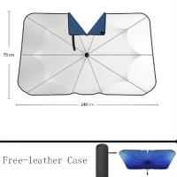 Parasol De Sol Para Coche Protección Del Interior Del Parabrisas Accesorios De Verano Para Auto Material UPE+Alloy+Tela - details 11