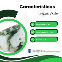 Canto rodado Ágata India - Ojos de Luna Esoterismo - details 2