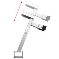 vidaXL Soporte con tope de proa para remolque de barcos - details 3