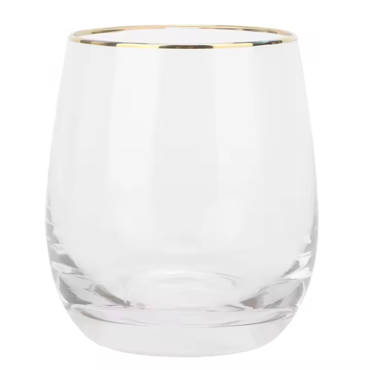 Vaso de agua de 340 ml con forma hermosa para uso en el hogar, la oficina y el restaurante - 1