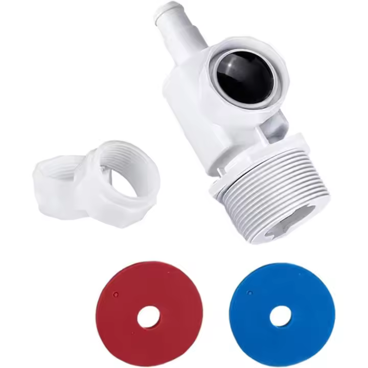 Conector de pared de piscina Conjunto de conector de pared universal completo para piezas de repuesto deportivas-9-100-9001-Enchufe de pared de robot limpiador de piscina - 1