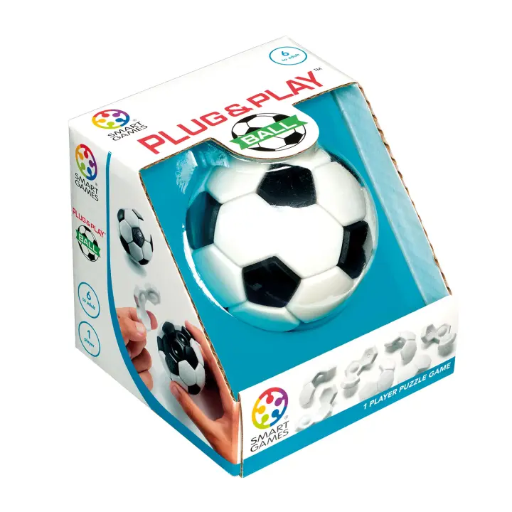 SmartGames - Plug and Play Ball | Rompecabezas Niños Y Rompecabezas Adultos | Juegos Niños 6 Años O Más | Juegos De Futbol De Concentración | Juegos De Viaje - 1