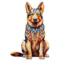 Regalo Personalizado De Madera En Forma Irregular De Perro Jigsaw Para Adultos Juego De Interacción Familiar Único Y Elegante - details 3