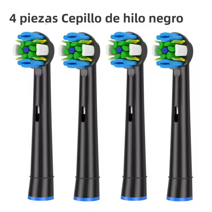 Cabezales De Repuesto Para Broca Compatible Con Braun Oral B Cepillo De Dientes Eléctrico - Cabeza De Dientes De Floss Para Oral B pro 1000 (12 Piezas) Para Adultos - 1