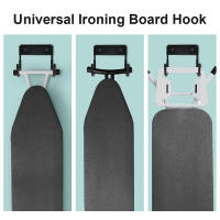 Soporte De Plancha Multifuncional En Acero Inoxidable Con Gancho Para Pared Organizador Práctico Para Secadora Ahorrador De Espacio - details 0