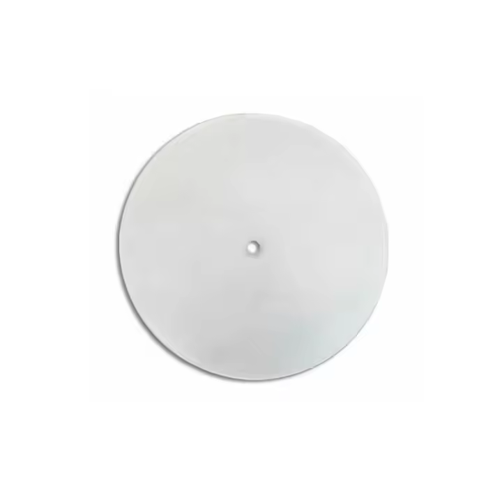 Genérico NO MARCA Cristal Redondo Curvado Mate con Agujero Central 20 Cm - Repuesto para Plafones - Iluminación de Techo y Pared - 1