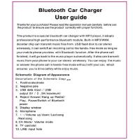 Transmisor FM Bluetooth Inalámbrico Para Coche Kit De Manos Con Cargador USB Doble 2.1A Reproductor De MP3 TF Card U Disk AUX Player - details 14
