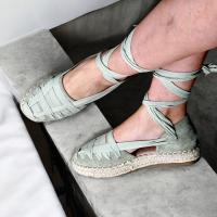 Calzados Soraia Sandalia Mujer Cuña Yute Espardeñas Planas con Lazos Moda Primavera y Verano Cómodas Elegantes Tendencia - details 42