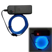 Cable De Hilo EL Glowing LED Para Fiestas Navidad Danza DIY Costumbres Ropa Decoración De Coche Luz Flexible Prenda - details 12