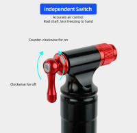 Inflador De CO2 Para Bicicleta Con Valvula Presta Scrader Ruta MTB Pum-automatico De Aluminio 16/12/8G Cartridge Compatible Con Vehículos - details 4