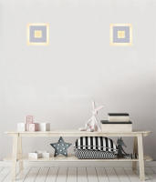 Lámpara De Pared Moderna Y Sencilla En Aluminio Y Acrílico Para Iluminación Interior Blanco Y Negro Para Dormitorio Y Sala De Estar - details 9