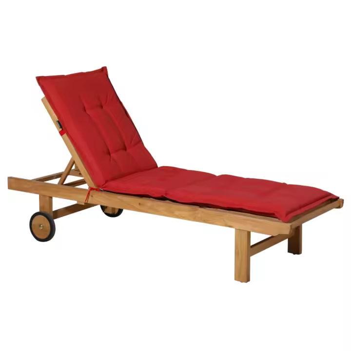 Madison Cojín para tumbona Panama rojo ladrillo 200x60 cm - 1