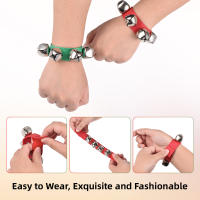 8pcs Campanas De Navidad Para Muñeca Instrumento Musical De Percusión Rítmica Para Fiestas Escolares Y Celebraciones De Navidad - details 5