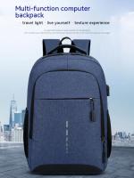 Mochila Unisex Grande De Viaje Simple Y Moda Para Estudiantes Y Computadoras Con Gran Capacidad Bolsillos Internos Y Exterior Cierre De Cremallera - details 0