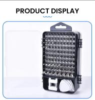 Juego De Destornilladores De Precisión 115 En 1 Con 98 Piezas Magnéticas Herramienta Multifuncional Profesional Para Reparación De iPhone Gafas Material De Acero Cromo Vanadio - details 14