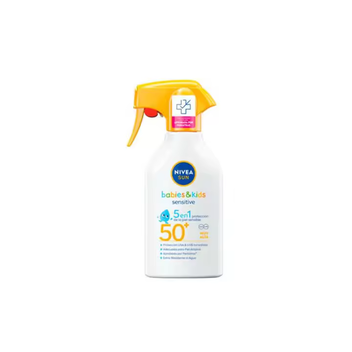 Nivea Sun Babies & Kids Sensitive Spf50+ Pistola 270 Ml Protector Solar Infantil Alta Protección - 1