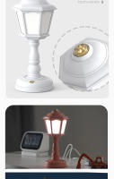 Lámpara De Mesa LED Mini Retro Luz Nocturna Táctil Decorativa Recargable Por USB Protección Ocular Para Lectura En La Cama Y Decoración De Habitación - details 5