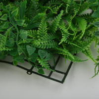 Matriz De Plantas Artificiales Falso Césped Panel De Valla De Hierba Decoración De Jardín Falso Césped Panel De Fondo De Hojas - details 5