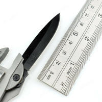 Cuchillo De Sobrevivencia Multifuncional Con Herramientas Ajustable Llave Destornillador Cortador De Alambre Y Tijeras Para Emergencias - details 1