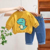 Ropa Infantil Para Niñas Y Niños Conjunto De 3 Piezas Primavera Otoño Camiseta Chaqueta Pantalones Deporte Casual Unisex Talla 4-6Años - details 3