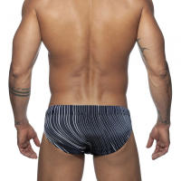 Bragas De Natación Para Hombre UXH Low-Waist Con Estampado De Tabla De Surf Push-up Con Almohadilla Bikini De Playa - details 4
