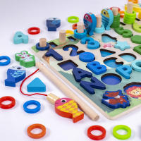 Juguetes Educativos Montessori De Madera Para Niños Con Animales De La Selva Atracción Magnética Bloques De Construcción Para Juego Activo En El Jardín De Infantes - details 12