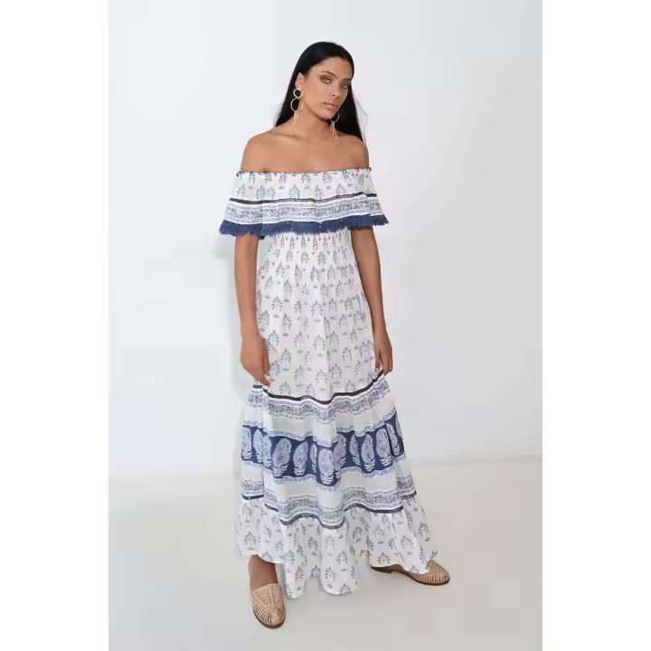 Piti Cuiti - Vestido Mikonos Piticuiti de Mujer en Estilo Bohemio - 1