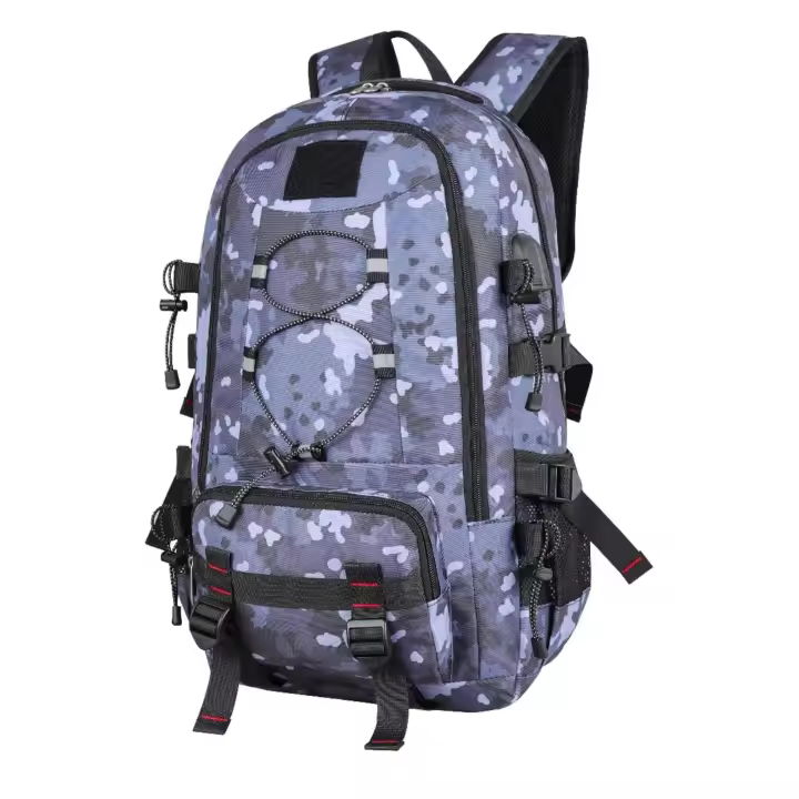 Mochila de viaje, 45 L, impermeable, de gran capacidad, mochila de senderismo de 17.3 pulgadas, mochila para laptop, mochila de senderismo para deportes al aire libre, camping, camping - 1
