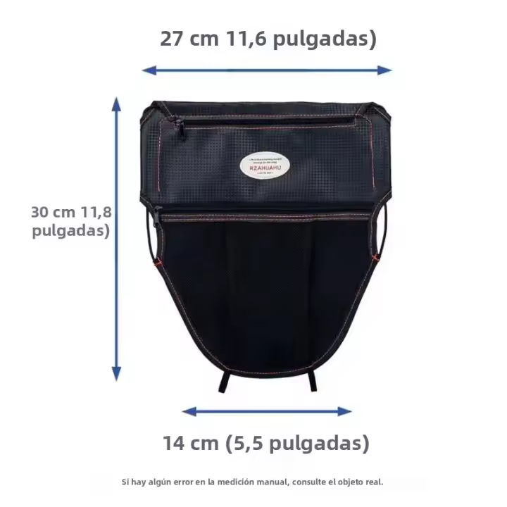 Bolsa De Ciclismo Para Motocicleta Almacenamiento Resistente Al Desgaste Y Manchas Material De Cuero Y Poliéster Para Vehículos Eléctricos Y Scooters - 1