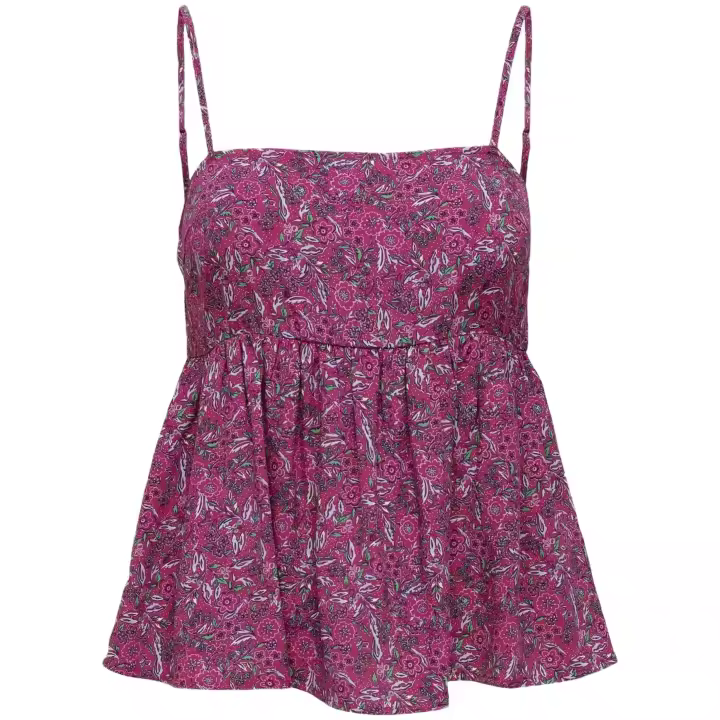 Camiseta Only Keira Peplum Singlet Ptm - 1