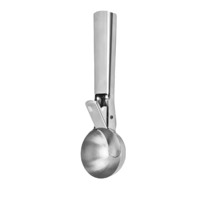 Cuchara De Helado De Acero Inoxidable Herramienta Para Servir Helado Comercial Y Doméstico Forma De Cuchara Para Melón Y Leche Caliente - 1