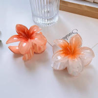 Pinza Para El Pelo De Moda Con Flores De Huevo Estilo Bohemio Para Mujeres Accesorios De Pelo Para Vacaciones En La Playa Gran Pinza Para El Pelo Para Niñas - details 6