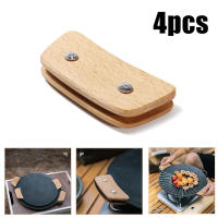 Manija De Barbacoa De Madera Antiaderente Y Resistente Al Calor Para Sartén De Barbacoa Y Plancha Camping Al Aire Libre - details 4