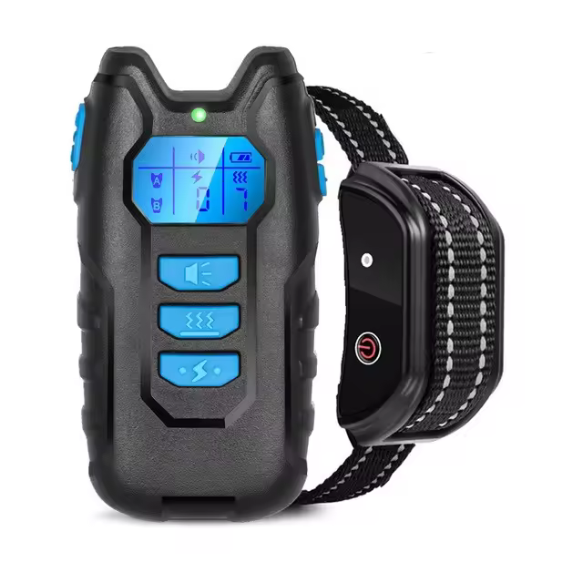Collar Antiladridos para Perros de Alta Sensibilidad, para Paseos en Exteriores, Grandes y Pequeños, Color Azul - 1