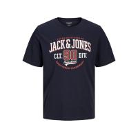 Jack & Jones hombre Pack 2 camisetas de Algodón Mod JJELOGO Ajuste Regular Moda Casual Informal Primavera Verano REF 254862 - details 9