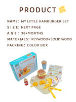 Juguete Educativo Montessori De Pizza Para Niños Set De Juego De Cocina Con Alimentos Simulados Madera Para Bebés De 3-6 Años - details 6