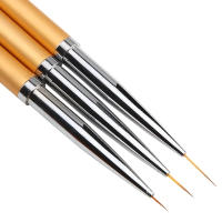 3Pcs Línea De Uñas Acrílicas Francesas Con Dibujos De Rayas Para Arte De Uñas Y Gel UV Pincel De Manicura Herramientas DIY - details 2
