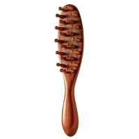 Cepillo De Masaje De Madera De Sandalo Para Cabeza Y Corporal Con Mango Largo Y Dientes Multifuncionales 22 Uñas Para Estimular Los Meridianos - details 6