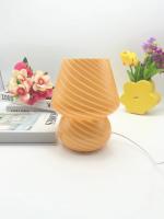 Lámpara De Mesa Para Niña Lámpara De Noche LED En Forma De Setas Decoración De Habitación Lámpara De Escritorio De Vidrio Iluminación Moderna Para Dormitorio Y Sala De Estar - details 5
