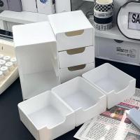 Cajón De Plástico Multiusos 1/3-Tier Para Almacenamiento De Joyería Y Maquillaje Organizador Espacioso Para Escritorio Uso Doméstico Y De Oficina - details 5