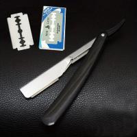 Afeitadora Manual Profesional De Acero Inoxidable Cuchillo De Barba Con 10 Hojas Para Hombres Corte Preciso Y Suave - details 11