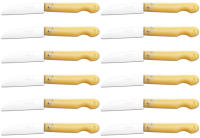 ARCOS Navaja Profesional - Navaja de Cocina (85 mm) - Acero Inoxidable Nitrum® - Mango de Polipropileno (Amarillo) - PACK 12 - details 0