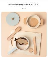 Juguetes De Madera Naturales Frutas Y Verduras Simulación De Cocina Juego De Casa De Juguetes Educativos Para Niños Regalo De Cumpleaños - details 13